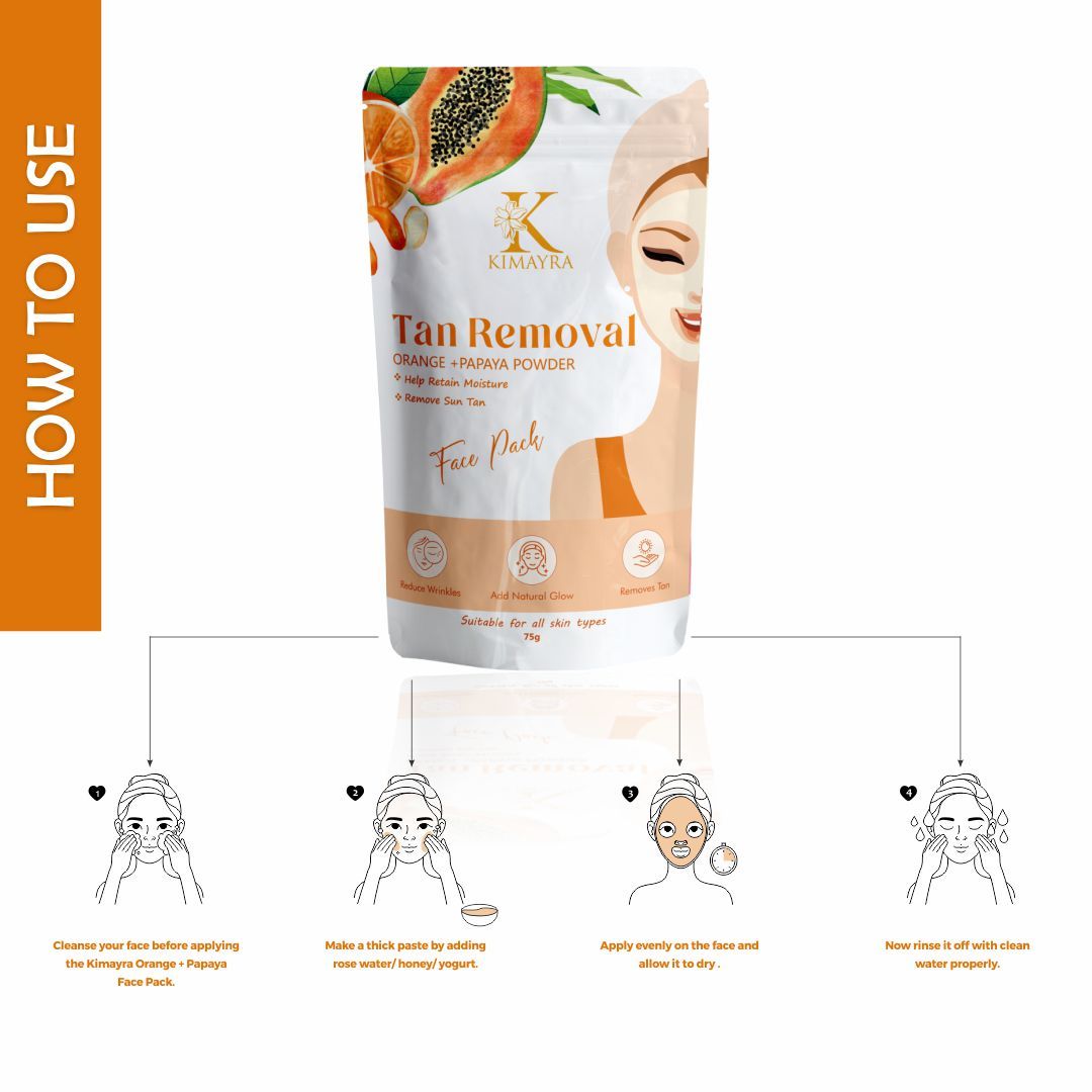 Orange + Papaya Face Pack Powder