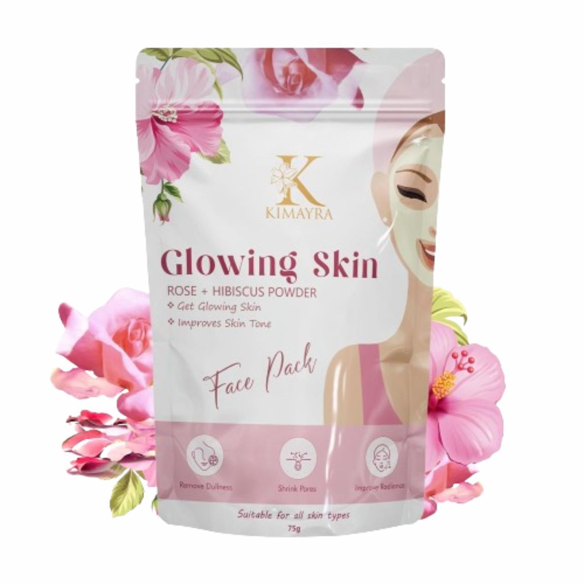 Rose + Hibiscus Face Pack Powder