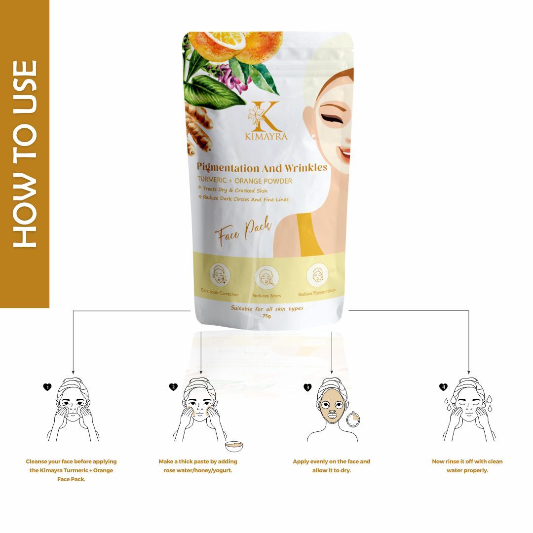 Turmeric + Orange Face Pack Powder