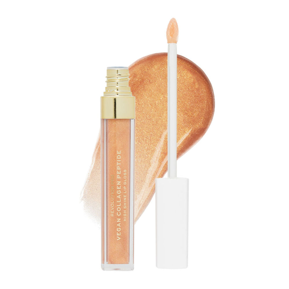 Vegan Collagen Peptide High Shine Lip Gloss - Chic