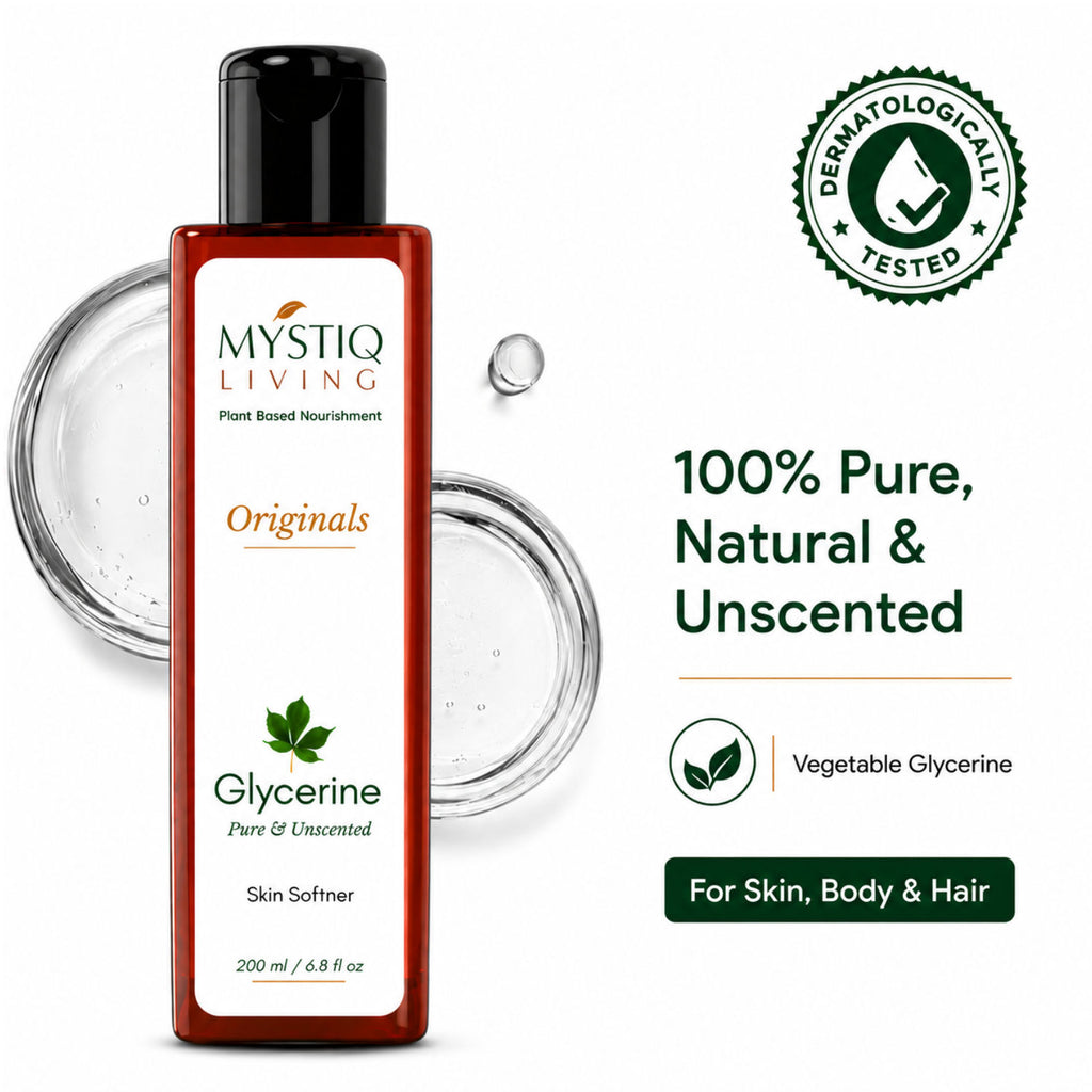 Glycerine Pure And Unscented , 100% Organic For Face, Hair & Skin Care