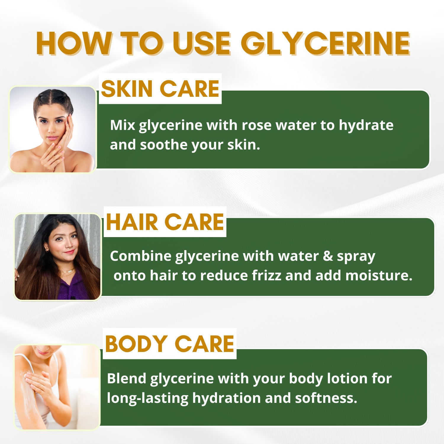 Glycerine Pure And Unscented , 100% Organic For Face, Hair & Skin Care