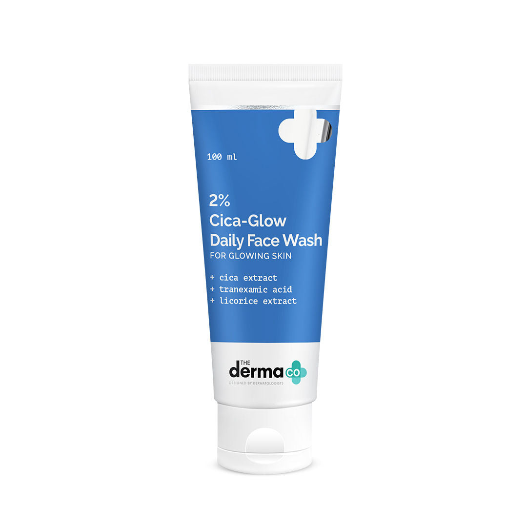 2% Cica-glow Face Wash With Tranexamic Acid & Licorice Extract For Glowing Skin