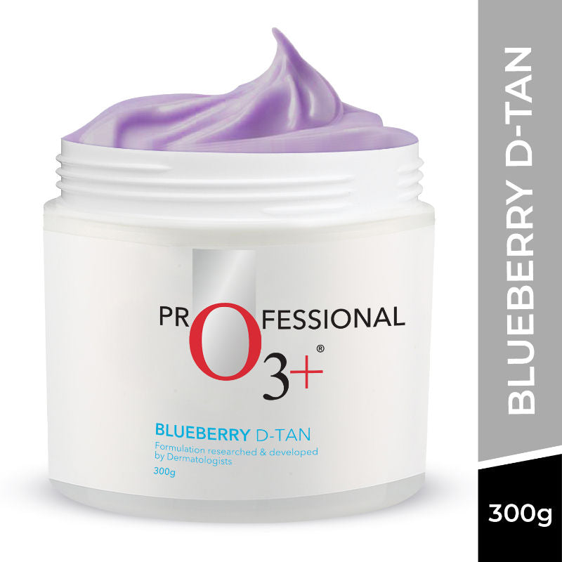 Blueberry D-TAN Face Pack for Tan Removal & Glowing Skin - Detan Mask for Dry Skin