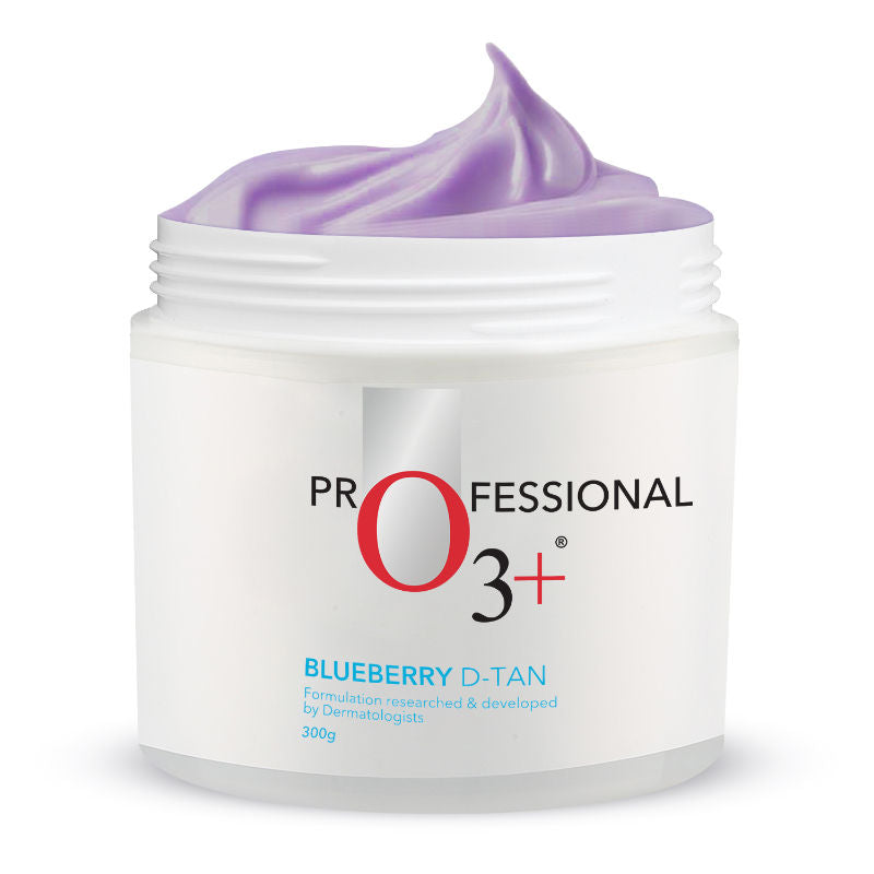 Blueberry D-TAN Face Pack for Tan Removal & Glowing Skin - Detan Mask for Dry Skin