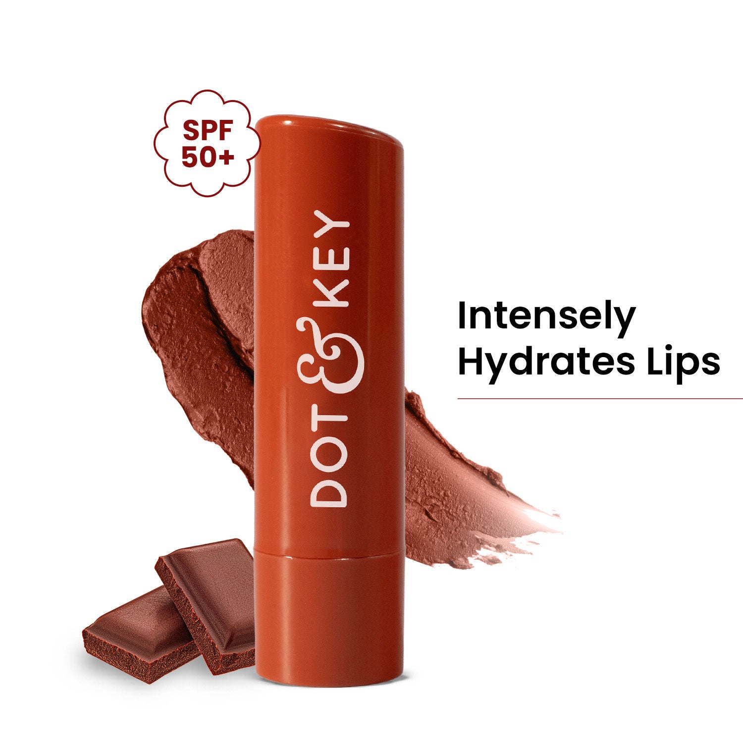 Barrier Repair Hydrating Lip Balm SPF 50 With Ceramides & Peptides Strawberry Red - Cocoa
