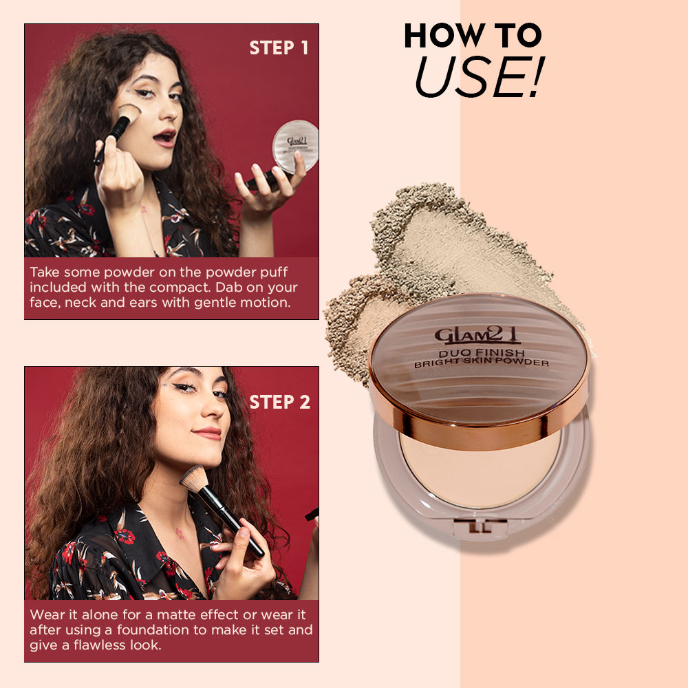 Duo Finish Bright Skin Compact Powder