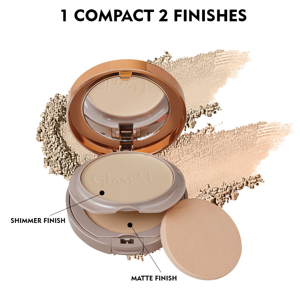 Duo Finish Bright Skin Compact Powder