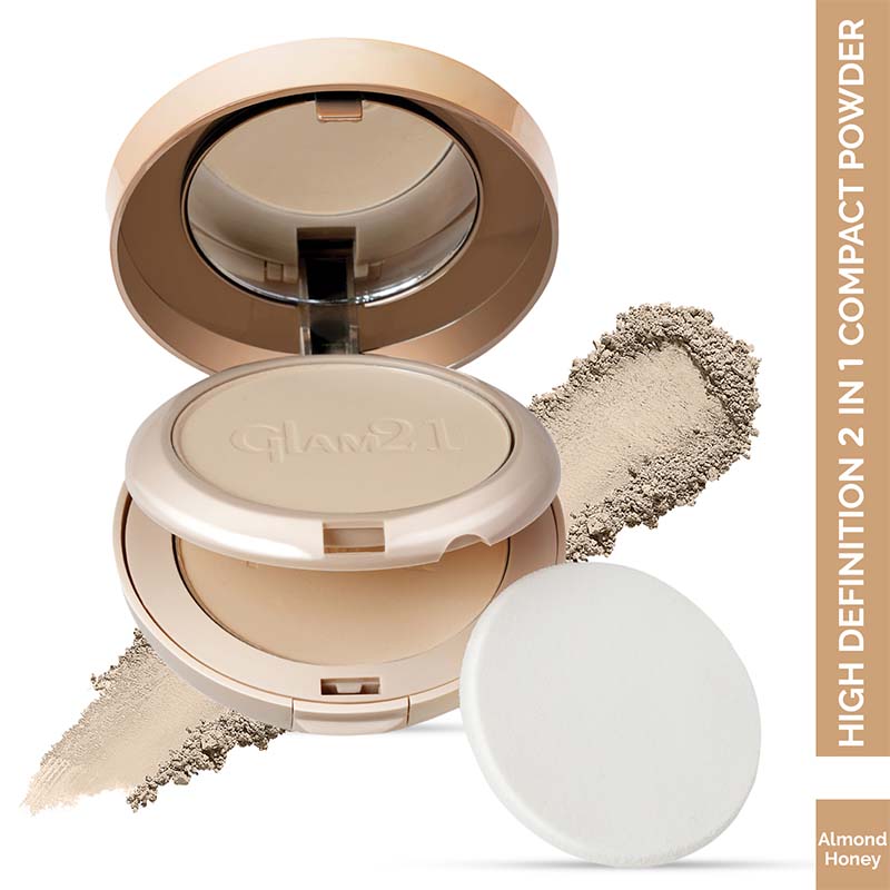 High Definition Compact Powder 2in1 - Almond Honey 01