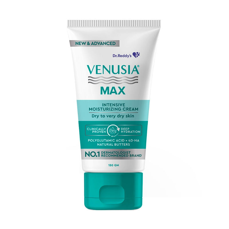 Max Intensive Moisturizing Cream Dry To Very Dry Skin With 4D Hyaluronic + Polyglutamic Acid - 150g