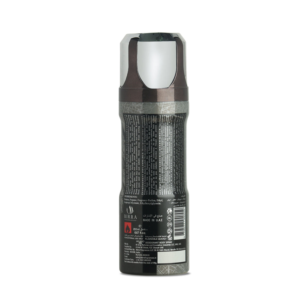 Milano Max Deodorant Body Spray