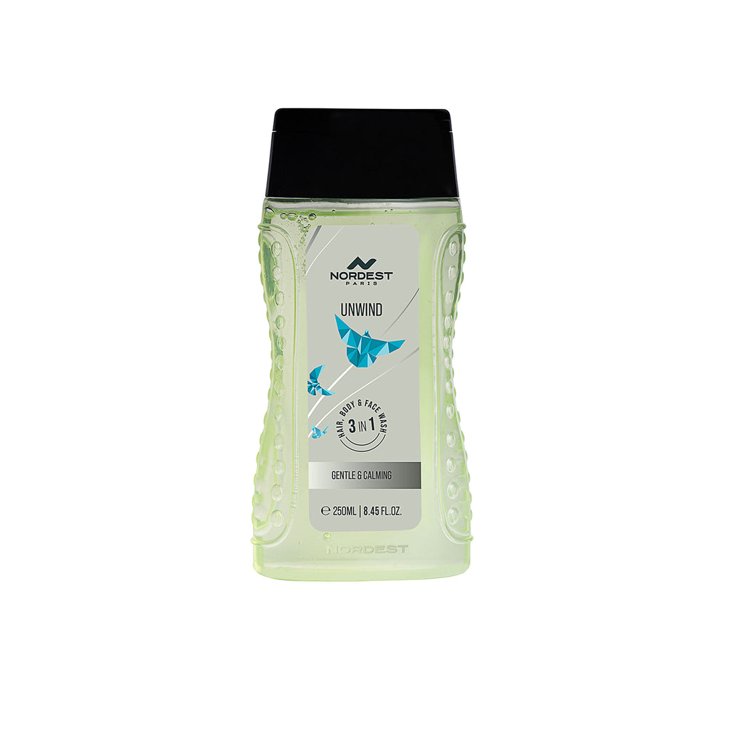 Unwind Gentle & Calming 3 In 1 Hair, Body & Face Wash