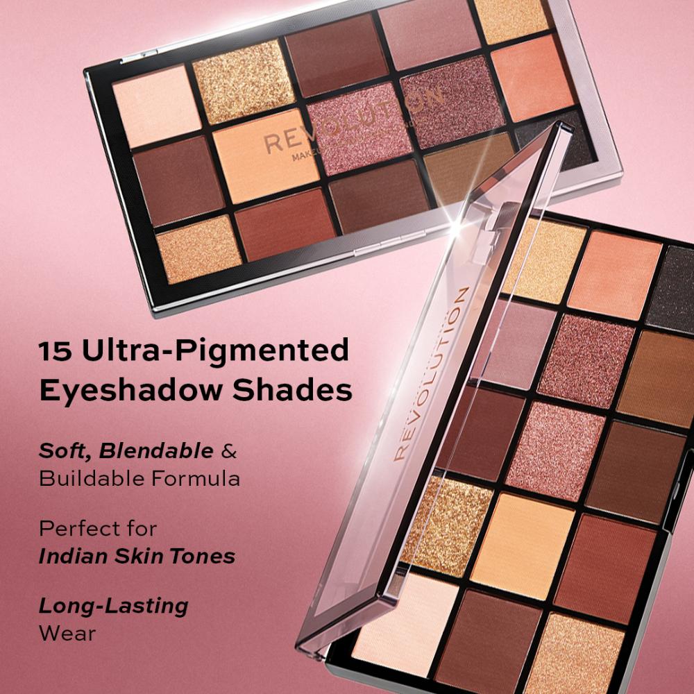 Reloaded Eyeshadow Palette-15 Smooth & Rich Shade-High Pay Off Formula
