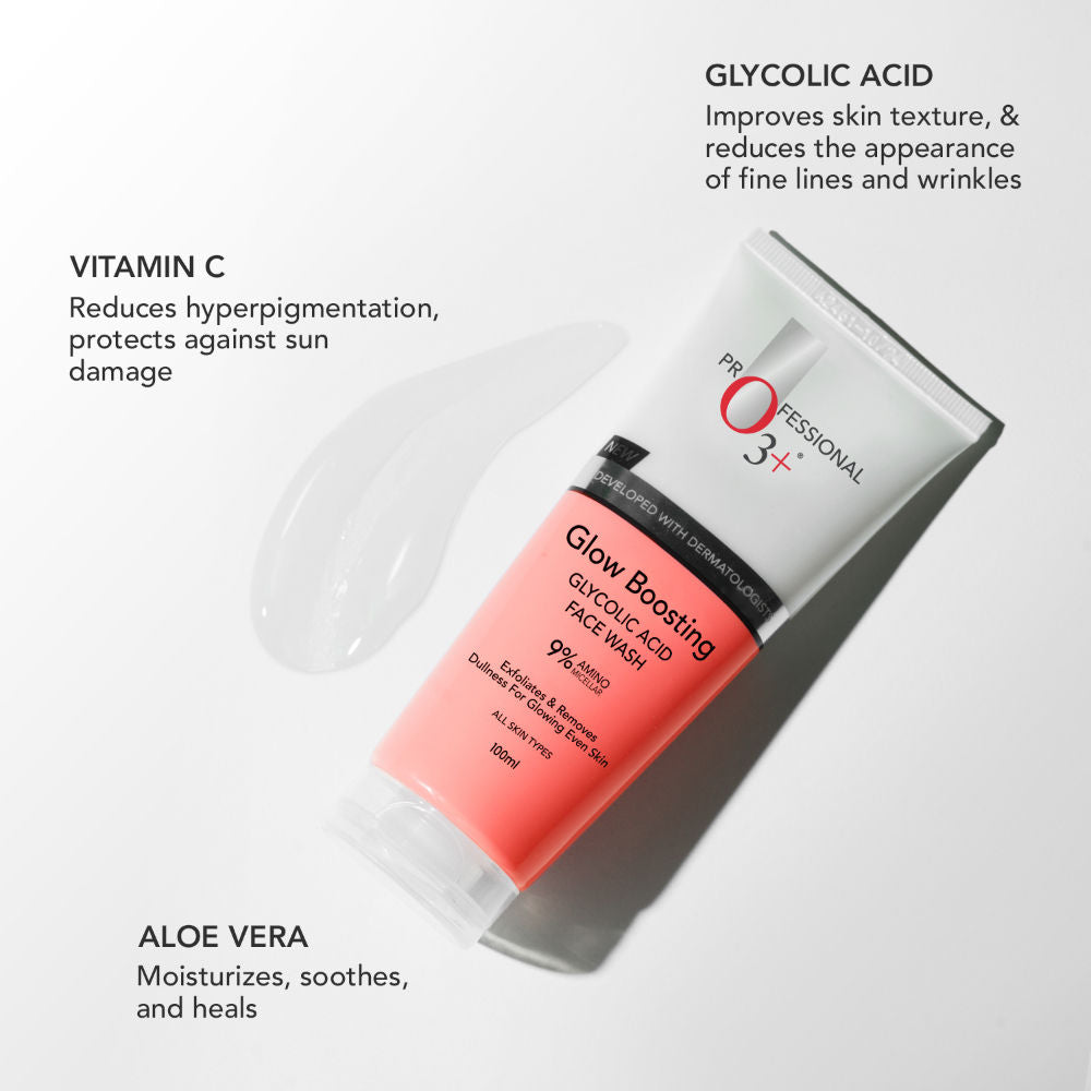 Glycolic Acid Glow Boosting Hydrating Face Wash For Dull Skin & Dark Spots