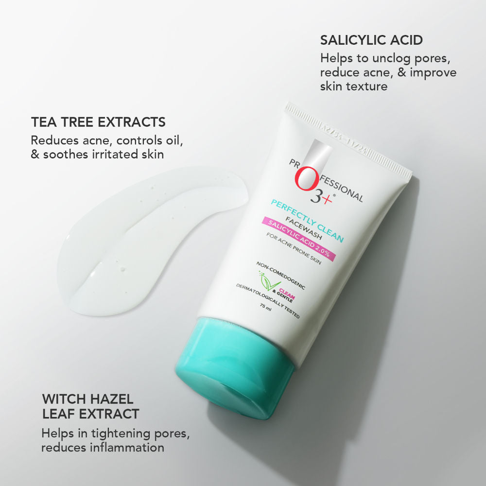 Salicylic Acid 2% Acne Prone Skin Perfectly Clean Face Wash