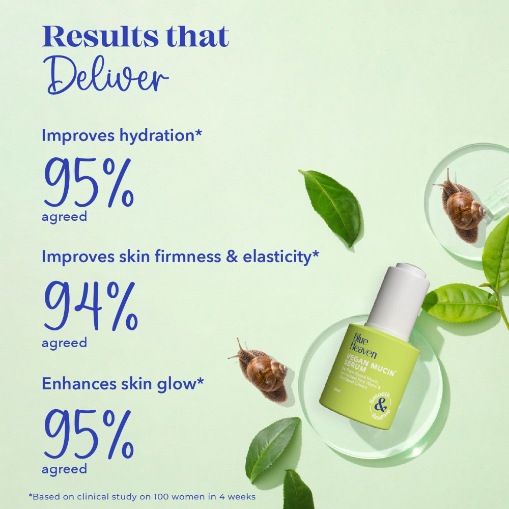 Vegan Mucin Face Serum Infused with 3% Plant Based Mucin