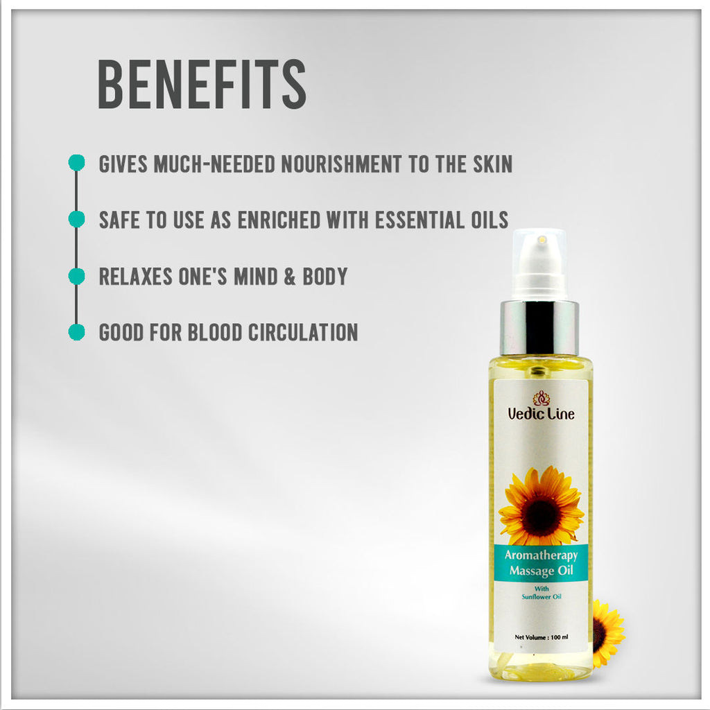 Aromatherapy Massage Oil With Sunflower Oil