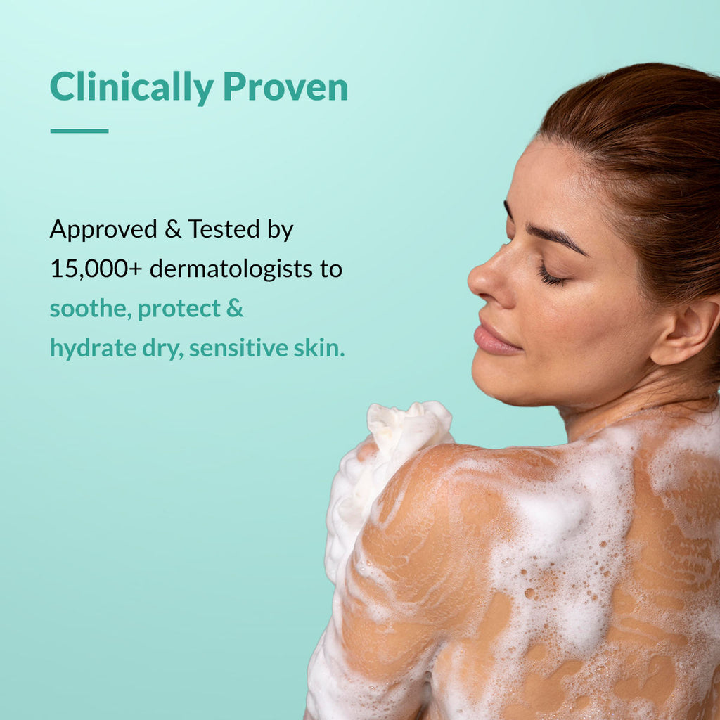 Dewrav Body Wash for Dry & Sensitive Skin with Ceramide Complex, Repair Skin Barrier