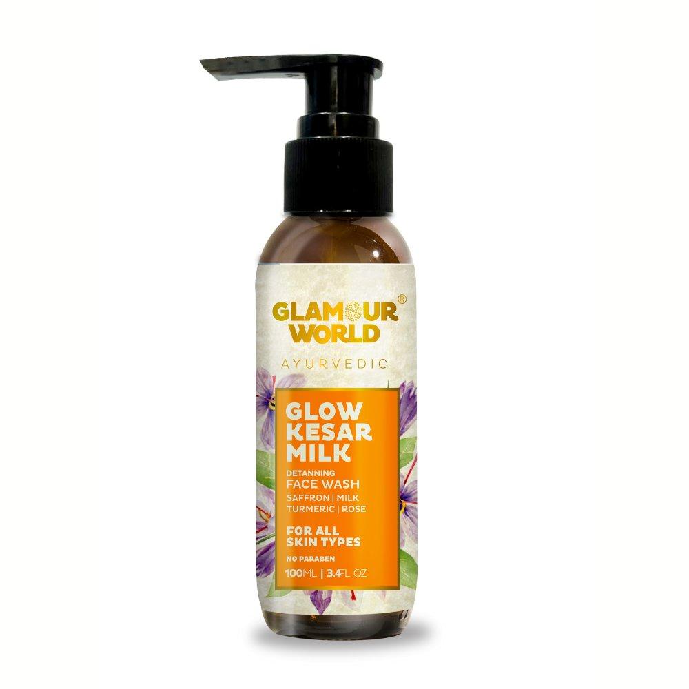 Glow Kesar Milk Face Wash