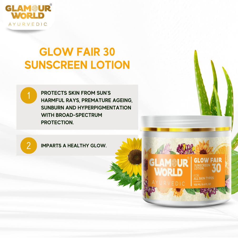 Glow Fair 30 Sunscreen Lotion