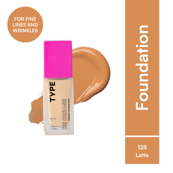 Serum Foundation SPF 50 PA++++ For Fine Lines with Tripeptides - 128 Latte