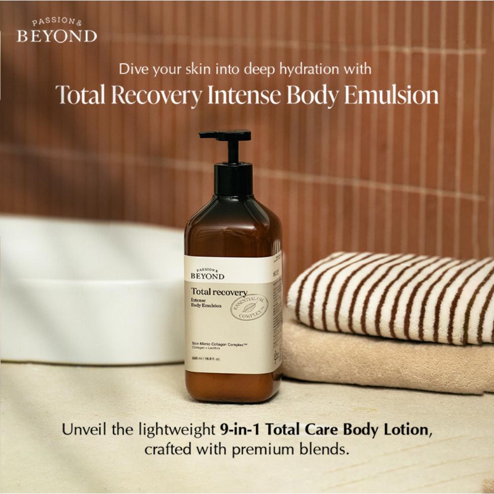 Beyond Total Recovery Intense Emulsion- Vegan Korean Body Lotion For Dry Skin With Collagen