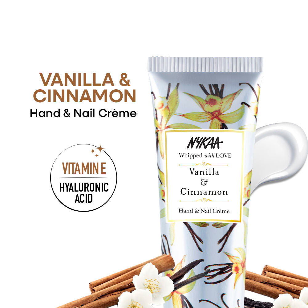 Nykaa Wanderlust Summer In Amalfi Citrus Nail And Hand Creme For Deep Hydration and Moisture Lock - Vanilla & Cinnamon