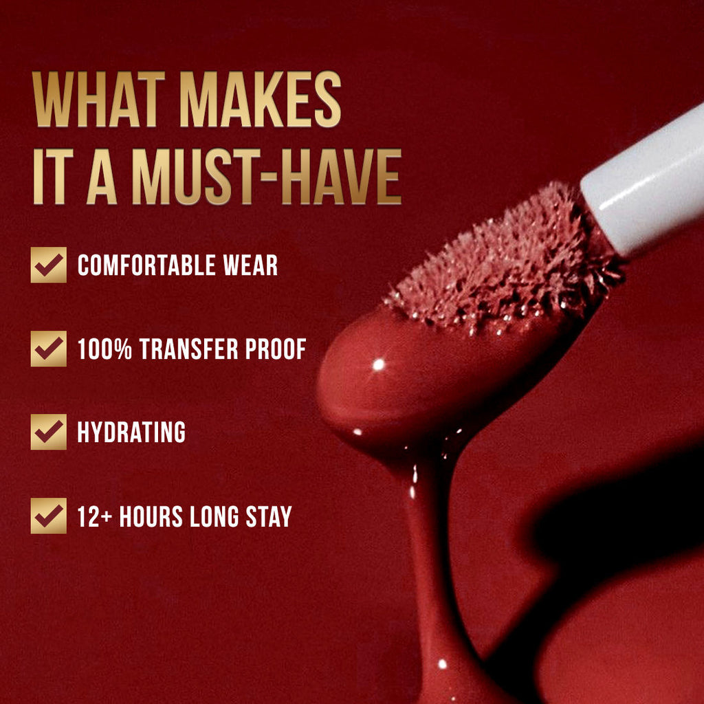 Lipstay Liquid Lipstick, Transferproof, Waterproof, Long-Lasting Matte Finish