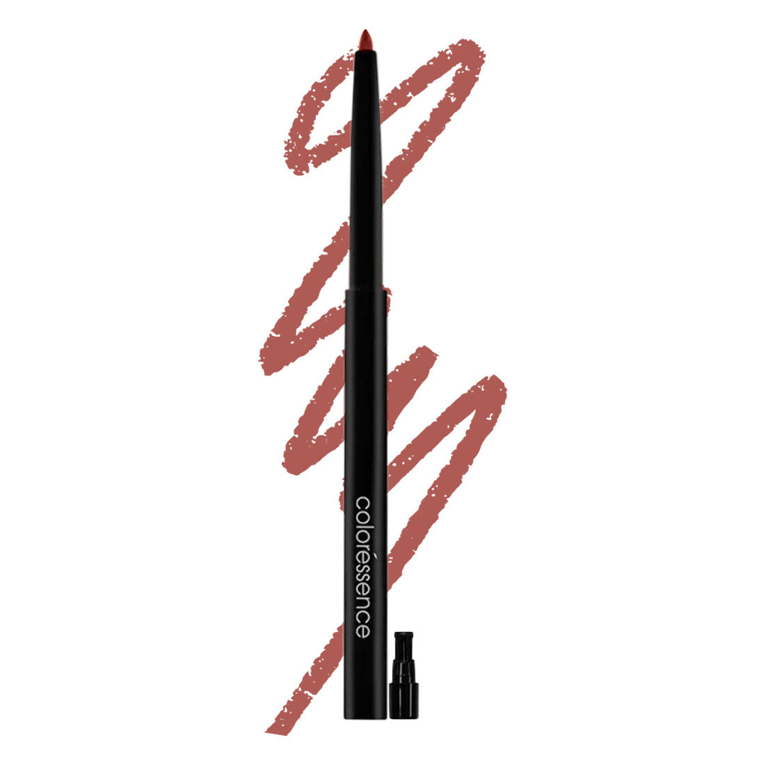 Pout Perfect Lip Liner with Sharpener, Long Lasting Smudgeproof Waterproof - Natural Nude