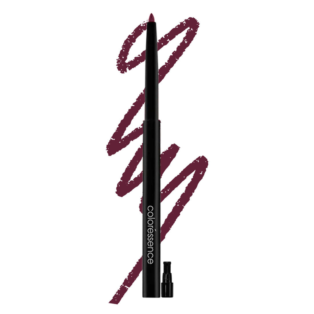 Pout Perfect Lip Liner with Sharpener, Long Lasting Smudgeproof Waterproof - Perfect Plum