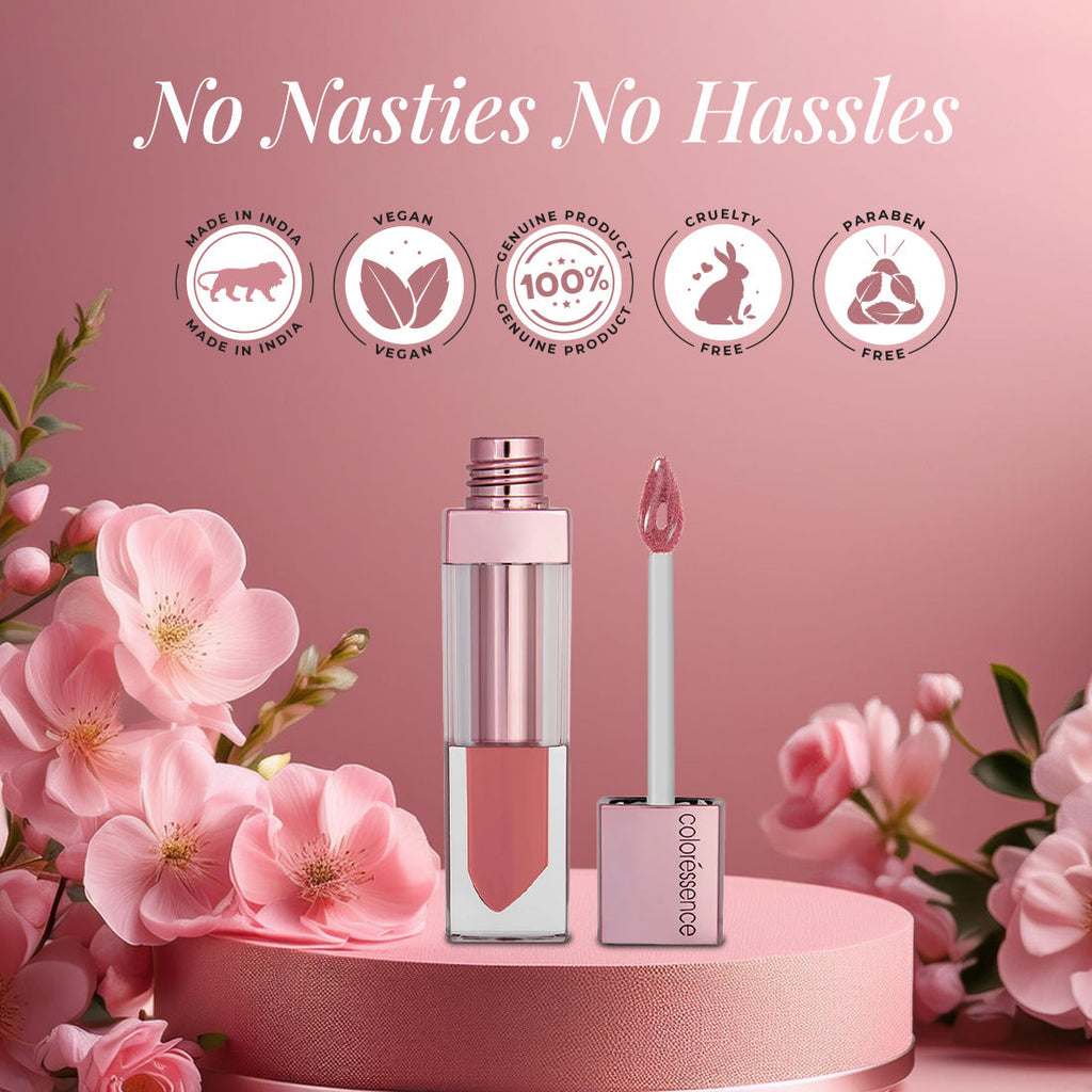 Roseate Transfer Proof Matte Liquid Lip Color, Waterproof 12H Long Lasting