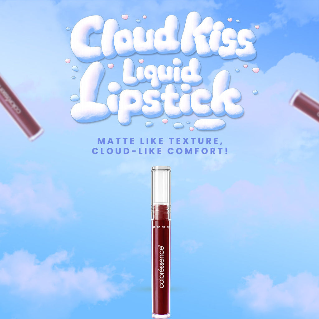 Cloud Kiss Liquid Lipstick, Weightless, Long Lasting, Non-Transfer Matte