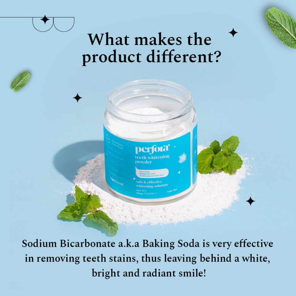 Teeth Whitening Powder (Triple Mint)