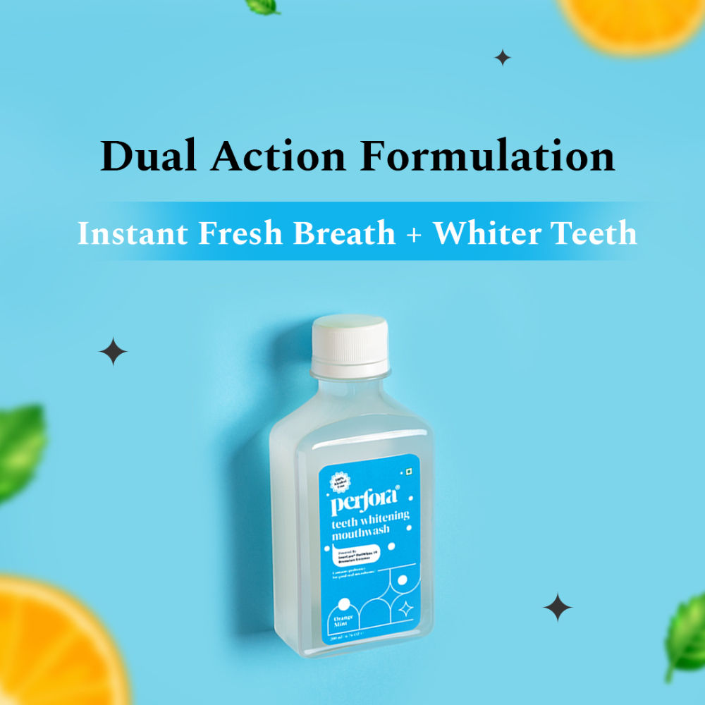 Teeth Whitening Mouthwash (Orange Mint)