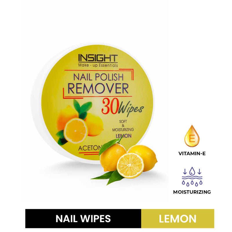 Nail Polish Remover Wipes - Lemon