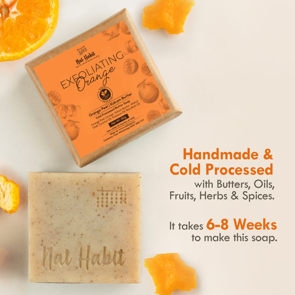 Fresh Exfoliating Orange & Soothing Sandalwood Soaps