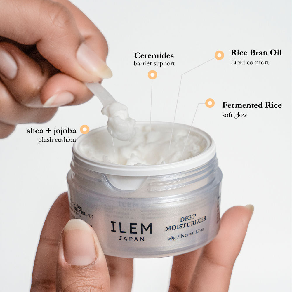 Deep Moisturizer Rich Face Cream With Shea Butter, Ceramides & Squalane