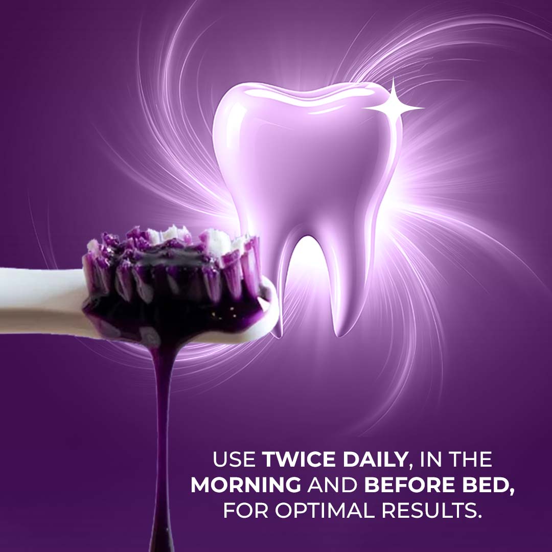 Purple Teeth Whitening Gel, Colour Corrector For Yellow Teeth, Dental Whitening Serum