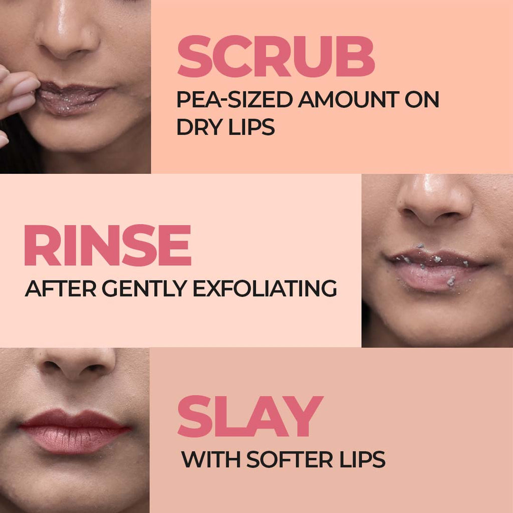 Lip Buff Gel, Dead & Dark Skin Removal Lip Scrub, Lip Balm For Pigmented Lips