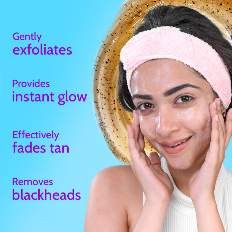 3% AHA Gentle Exfoliating Face Scrub For Dead Skin & Blackheads