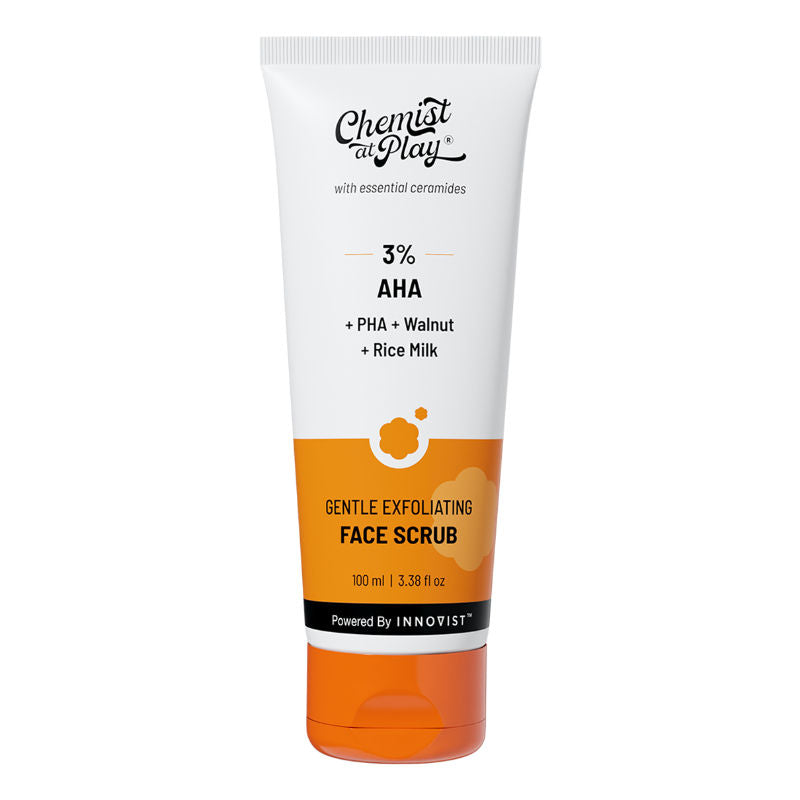 3% AHA Gentle Exfoliating Face Scrub For Dead Skin & Blackheads