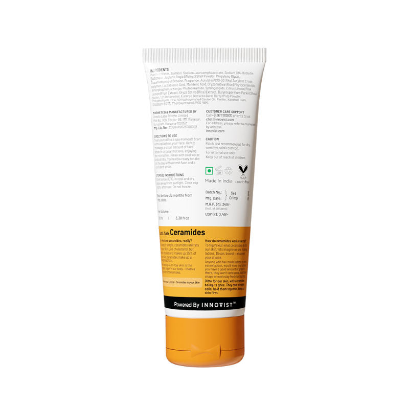 3% AHA Gentle Exfoliating Face Scrub For Dead Skin & Blackheads