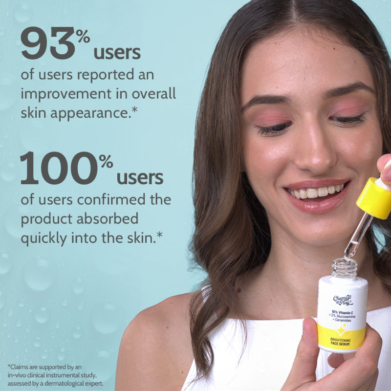 10% Vitamin C Face Serum Brightens Skin Treats Dark Spots & Hyperpigmentation