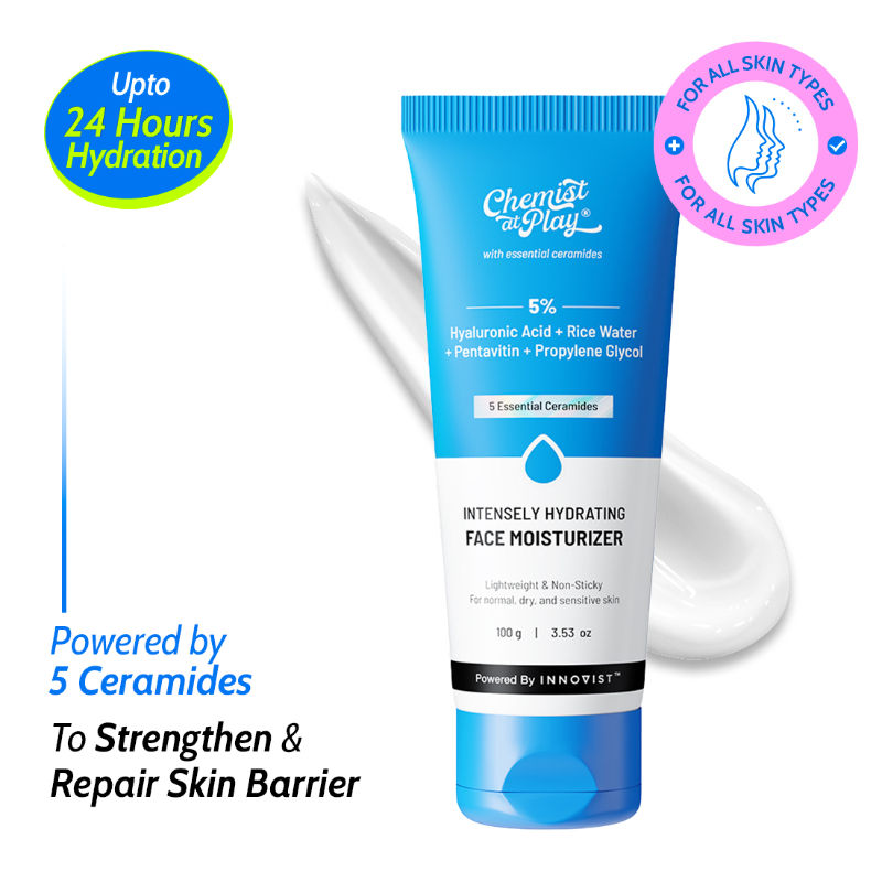 Intensely Hydrating Face Moisturizer Hydrates Up to 24 Hours For Skin Dryness