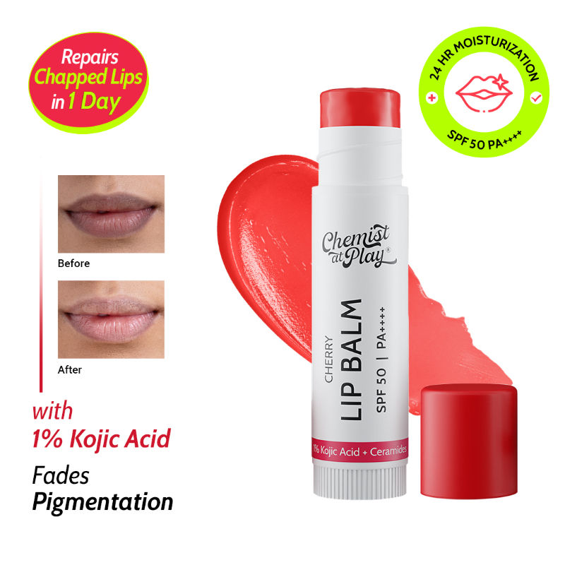 Lip Balm SPF 50 Brightens & Repairs Chapped Lips 24HR Moisture