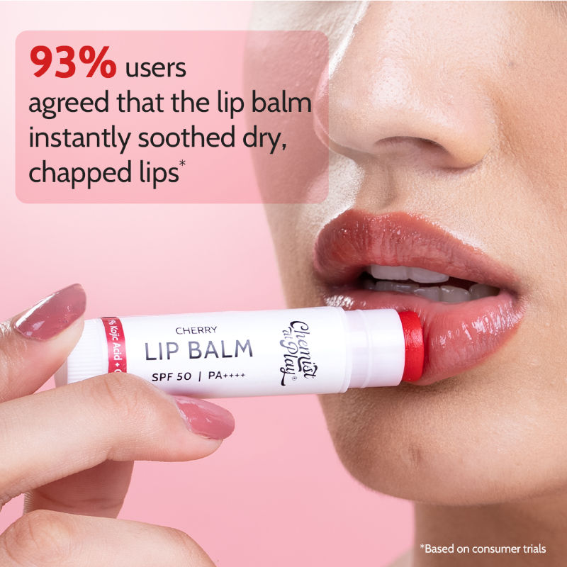 Lip Balm SPF 50 Brightens & Repairs Chapped Lips 24HR Moisture