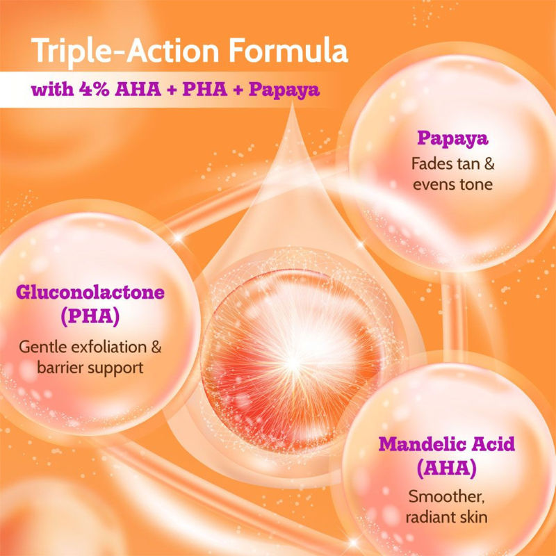 Chemist At Play's Gentle Exfoliating Face Wash Instant Glow Gently Exfoliates, Reveals Brighter Skin