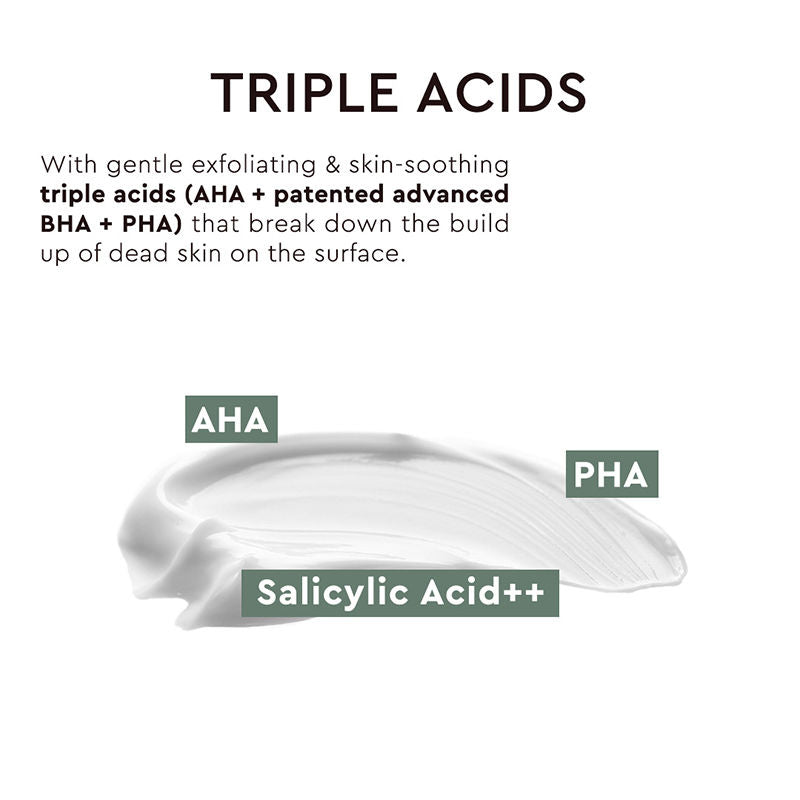 Tea Tree Pore Cream - Korean Moisturizer with AHA, Salicylic Acid (BHA) & PHA for Acne