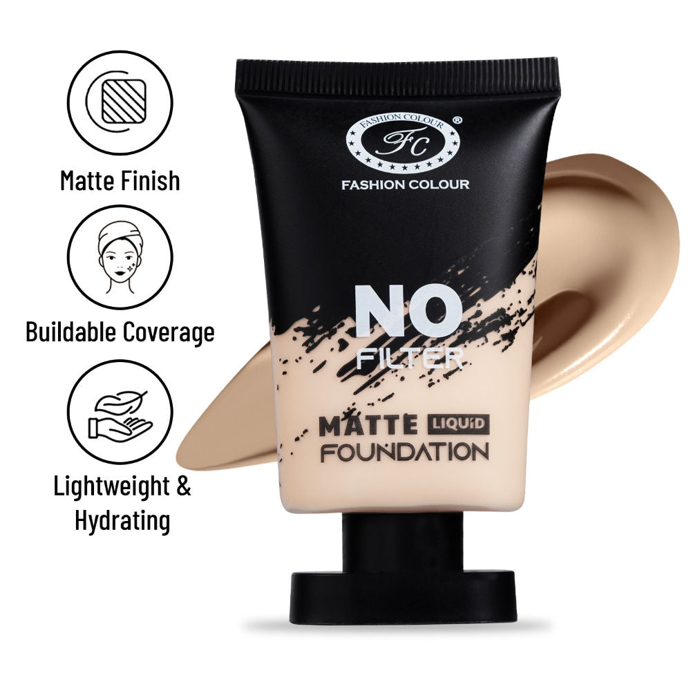 No Filter Matte Liquid Foundation - Sun Beige