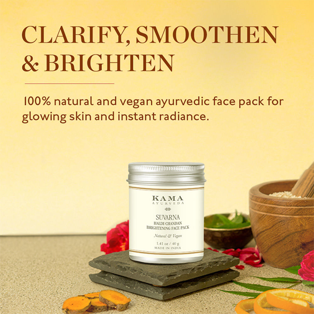 Suvarna Haldi Chandan Brightening Face Pack